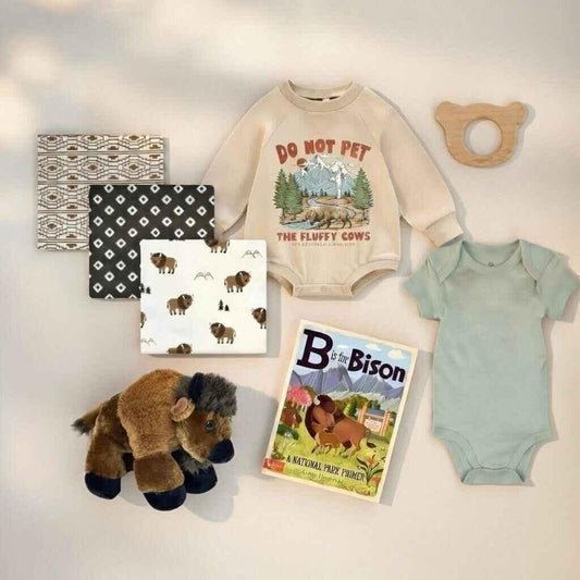 National Park Baby Gift - Bison Lover