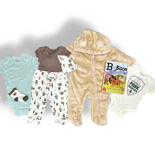 Park Ranger Baby Gift - National Park Bear Theme 3-6