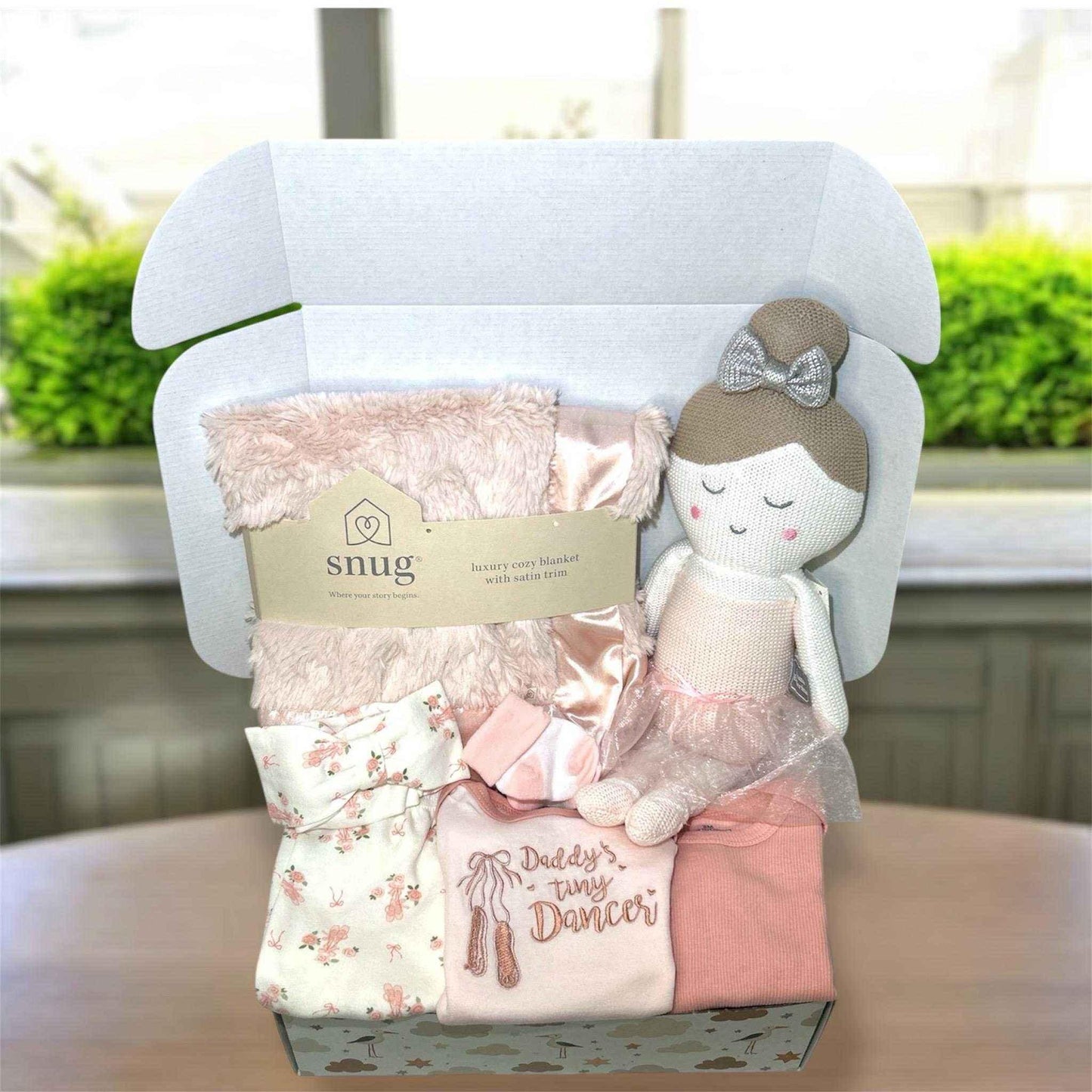 Ballerina Baby Gift Set – Girl Ballerina Gift Box 0-3M