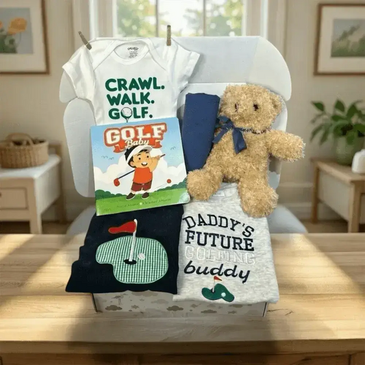Golf baby gift set
