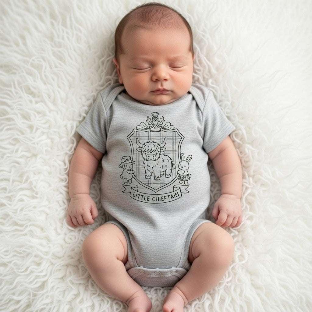 Highland Cattle Scotland Theme Baby Gift Box