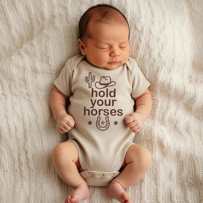 First Rodeo Baby Gift – Cowboy Baby Shower Gift Set 0-6M