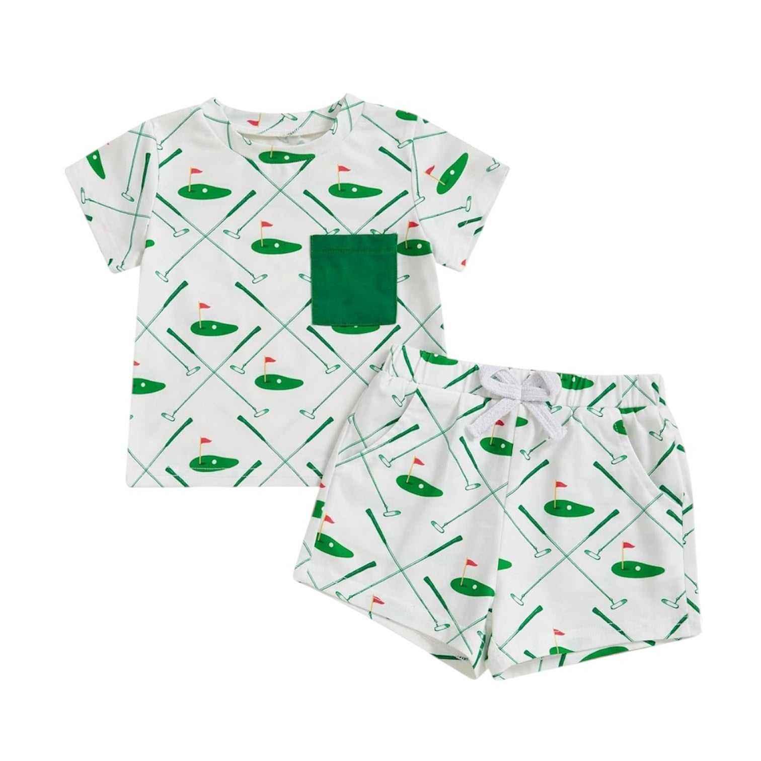 Golf Theme Baby Gift Set - Printed