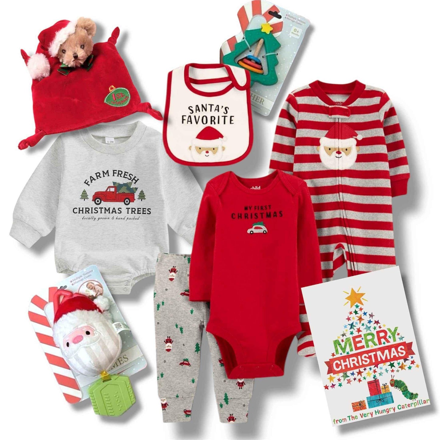 First Christmas Santa Gift Set 0-3 Months