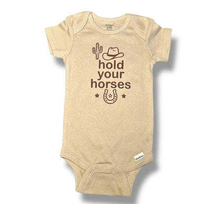 First Rodeo Baby Gift – Cowboy Baby Shower Gift Set 0-6M