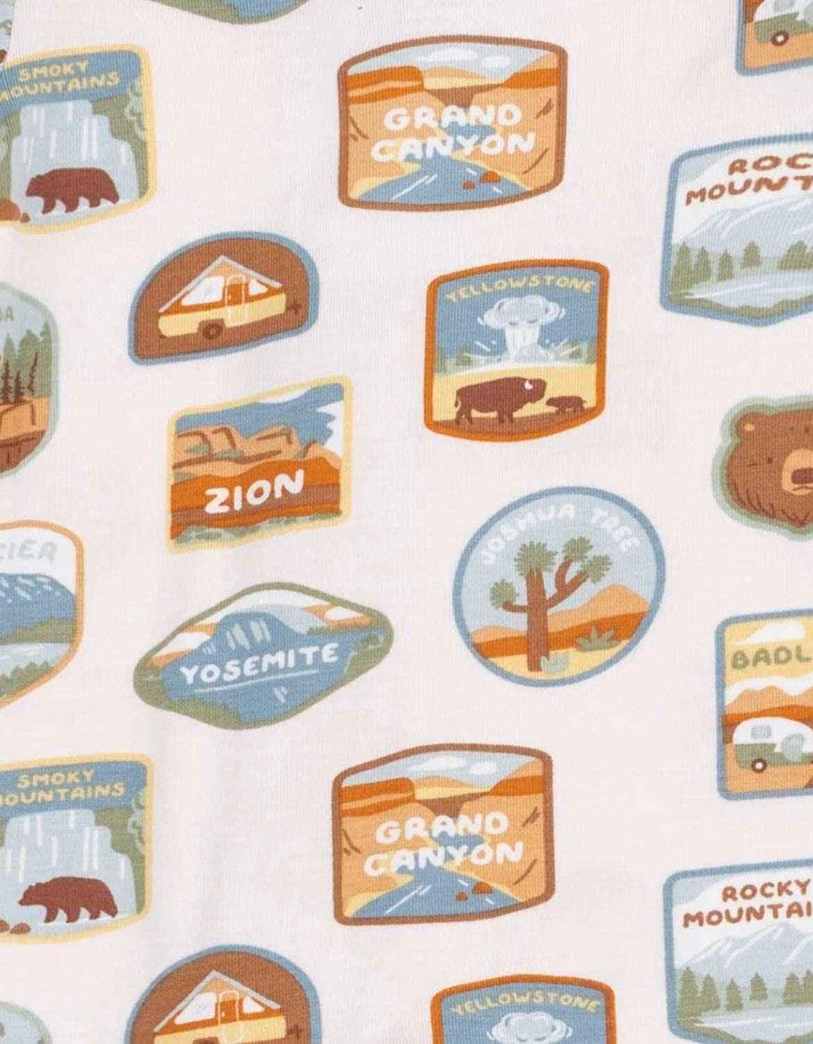 National Park Baby Gift Box – Bamboo & Fleece Set