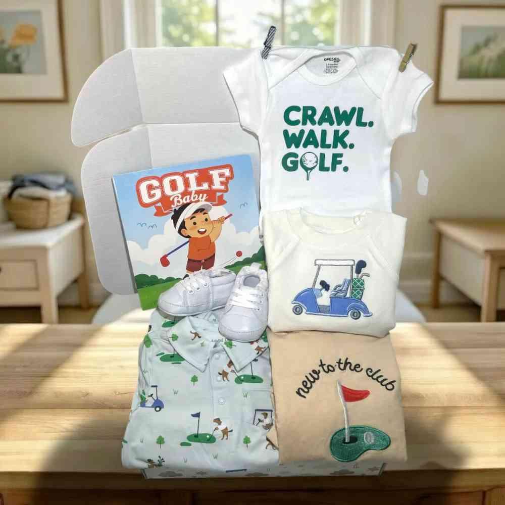Golf Baby Gift Box – Golf Dog Angel Dear Collection