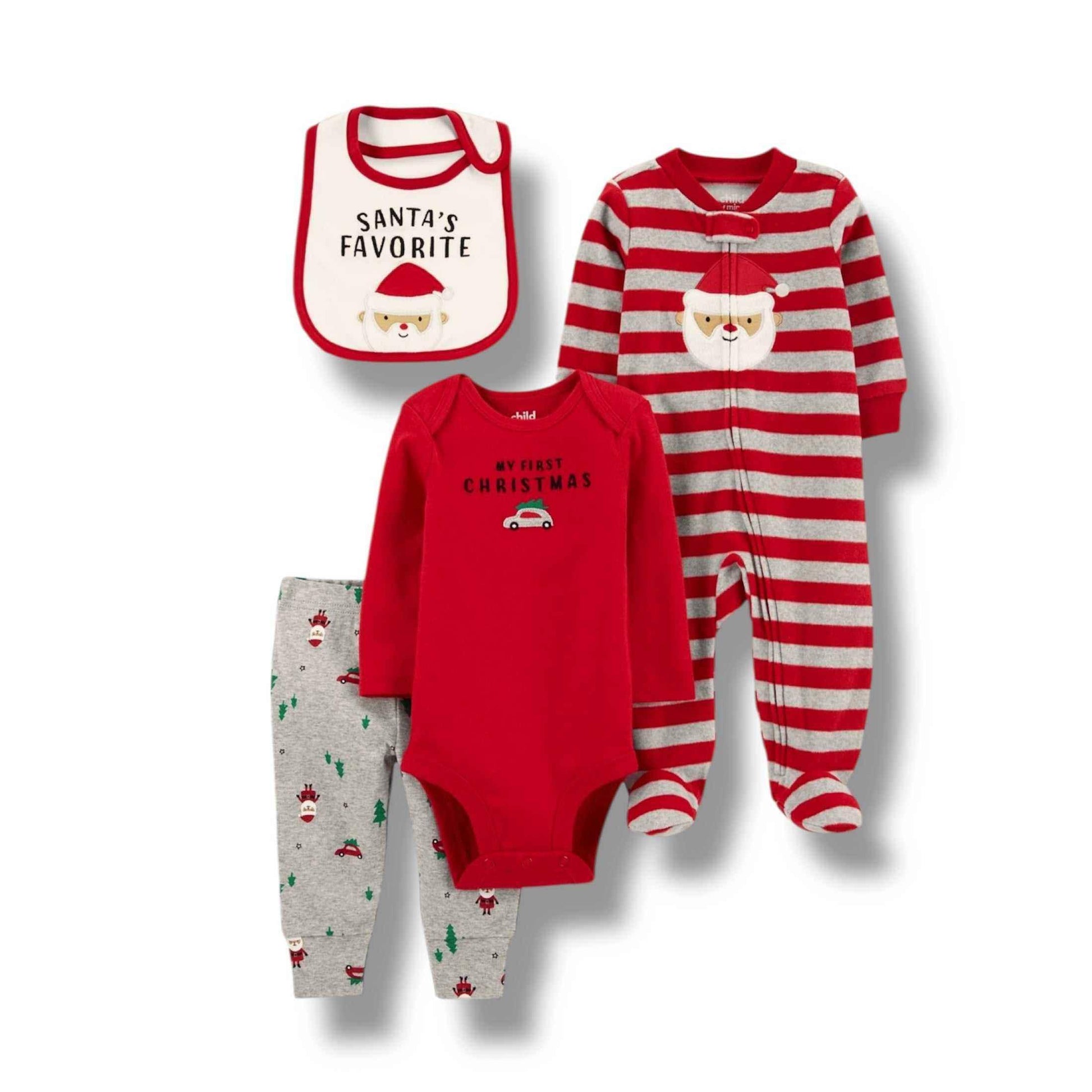 First Christmas Santa Gift Set 0-3 Months