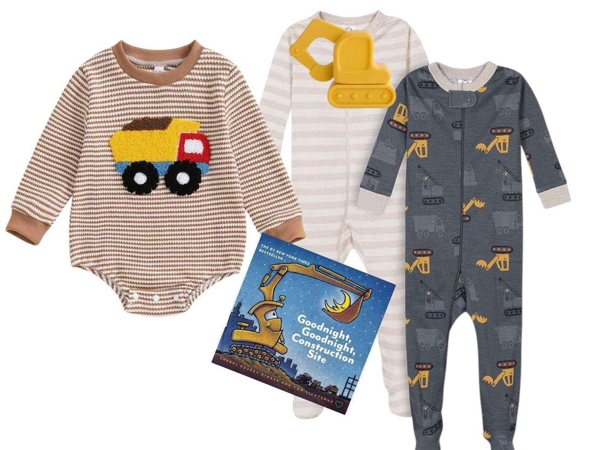 Construction Theme Baby Gift Set