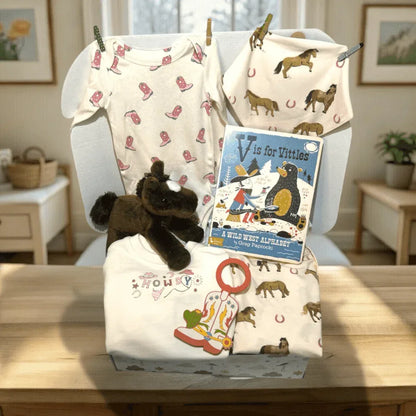 Cowgirl Baby Shower Gift Set Angel Dear 0-3 Month