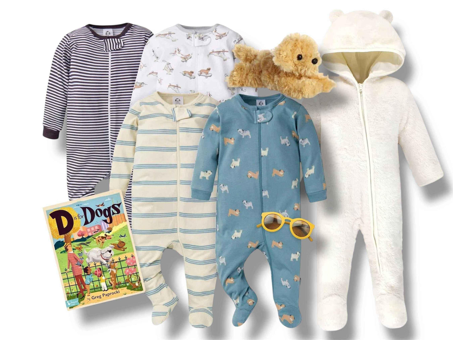 Dog Theme Baby Gift Box - Puppy Lover Newborn Gift Set