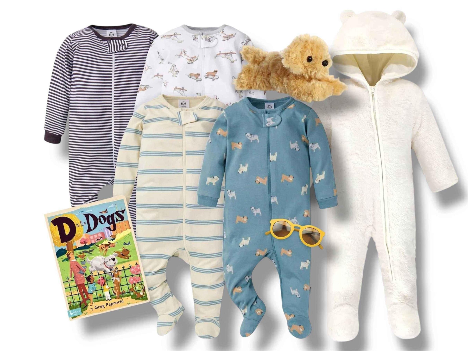 Dog Theme Baby Gift Box - Puppy Lover Newborn Gift Set