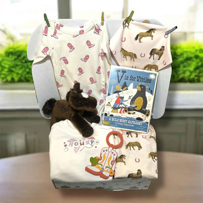 Cowgirl Baby Shower Gift Set Angel Dear 0-3 Month