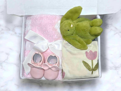 Bunny Garden Baby Girl Gift Box