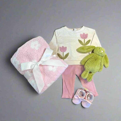Bunny Garden Baby Girl Gift Box