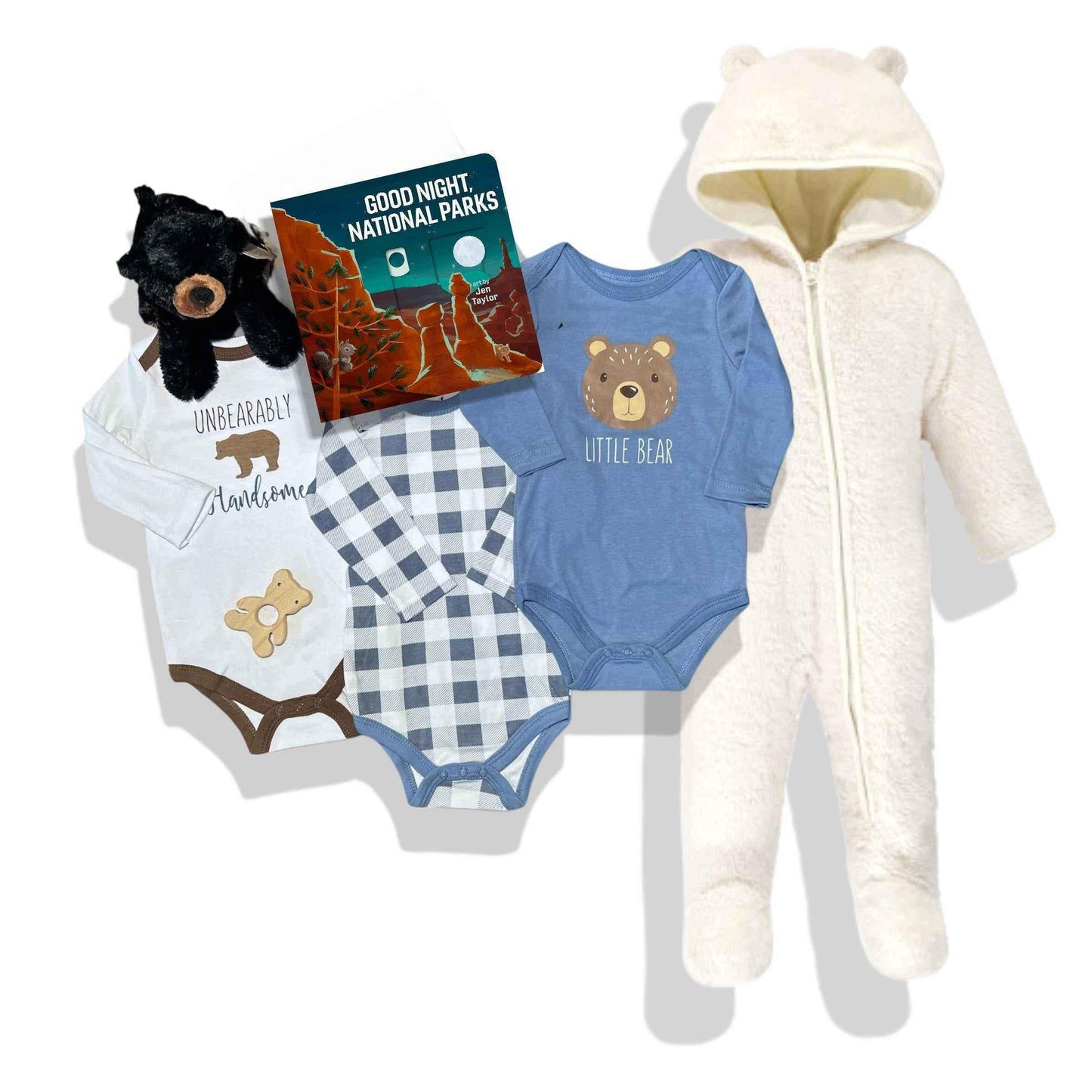 Bear National Parks Baby Gift Set – Woodland Newborn Gift