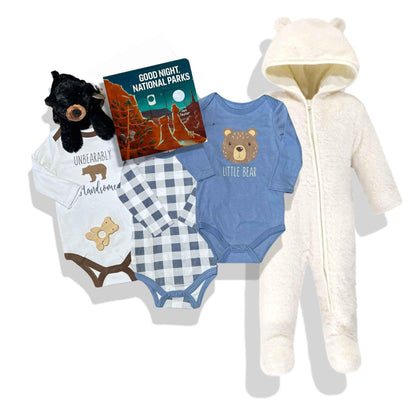 Bear National Parks Baby Gift Set – Woodland Newborn Gift