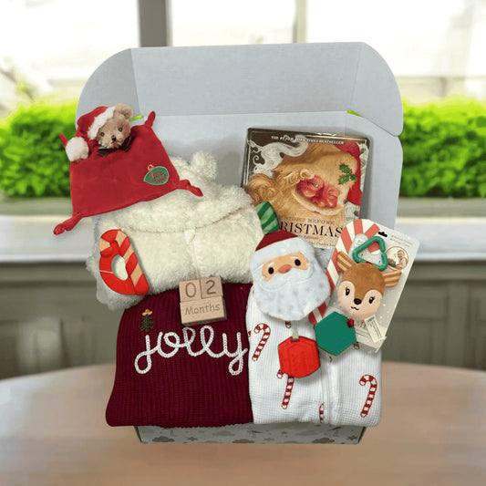 First Christmas Gift Set Baby’s 1st Christmas Gift Box 0-3M