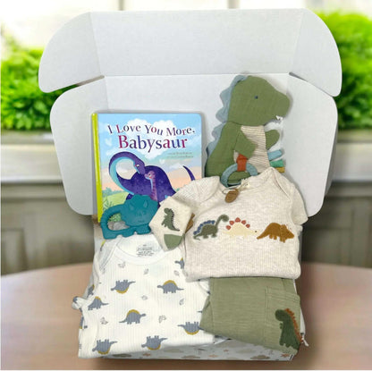 Dinosaur Baby Gift Box – Dino Baby Shower Gift Set