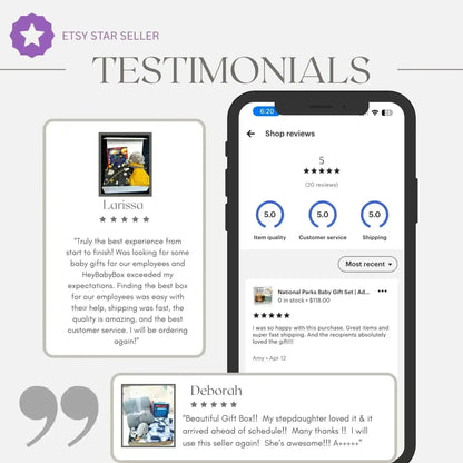 National Park Baby Gift Set – Nature-Themed Gift Box