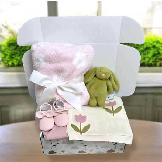 Bunny Garden Baby Girl Gift Box