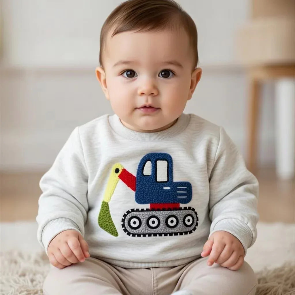 Construction Theme Baby Gift Set - Excavator