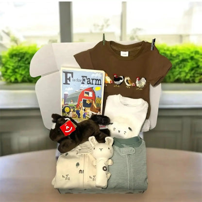 Farm Baby Gift Box: Adorable Gift Set for Newborns