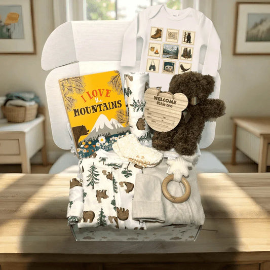 Mountain Theme Baby Gift Set: I Love the Mountains 0-3M