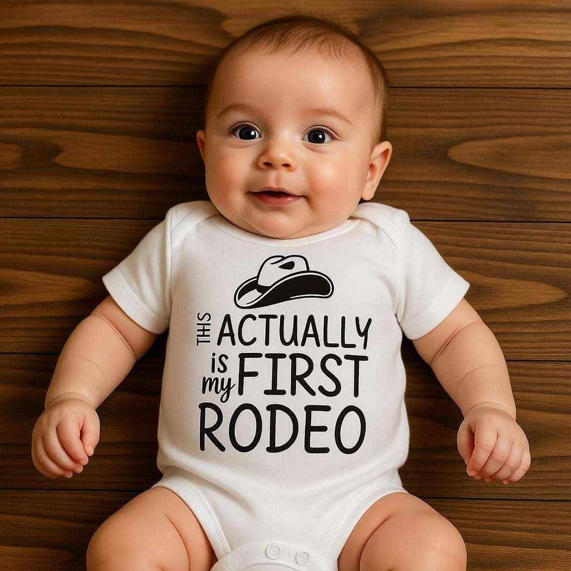 First Rodeo Baby Gift – Cowboy Baby Shower Gift Set 3–6M