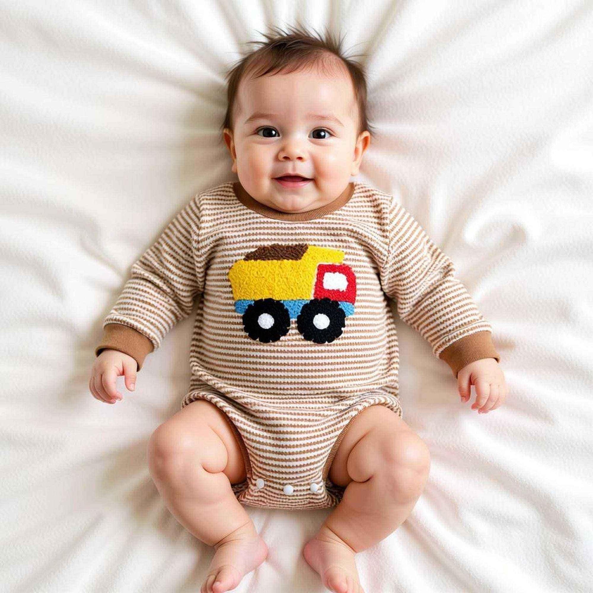 Construction Theme Baby Gift Set - Bamboo