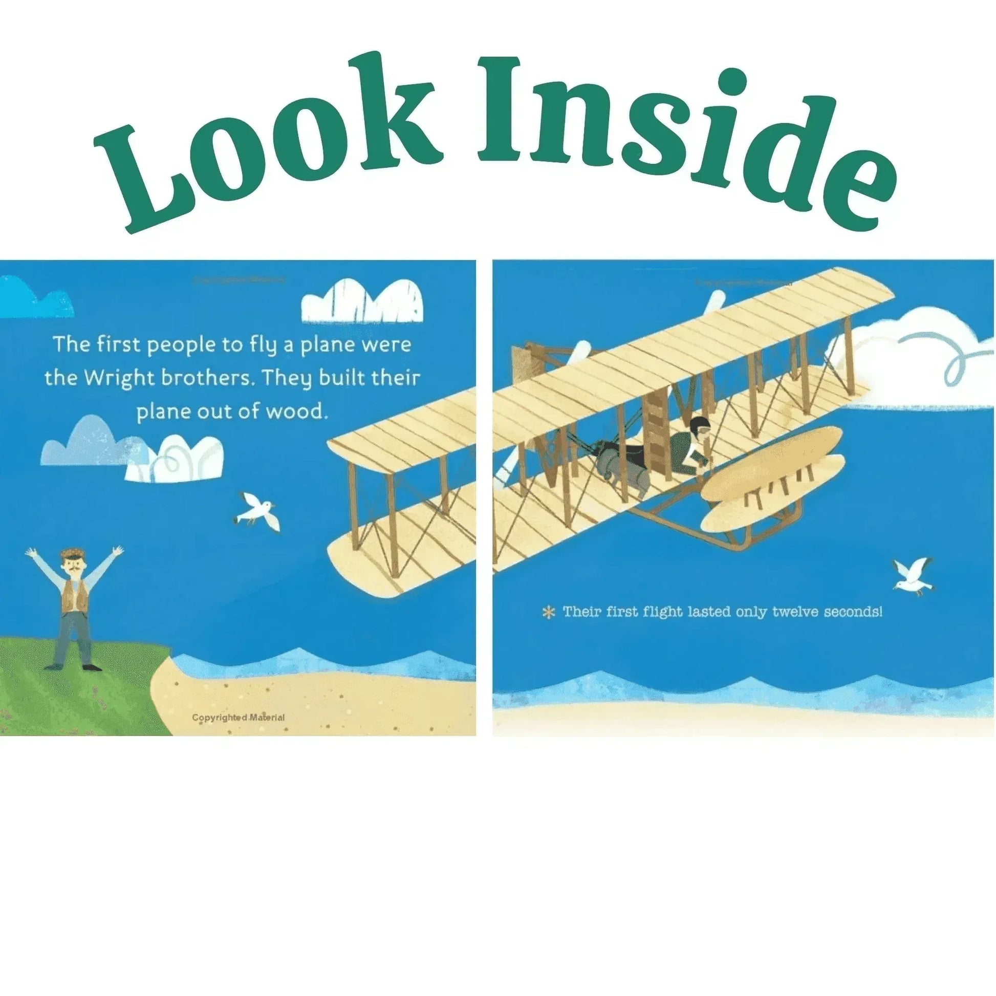 Airplane Baby Gift Set Neutral 0-3M | Outfit, Rattle, Book