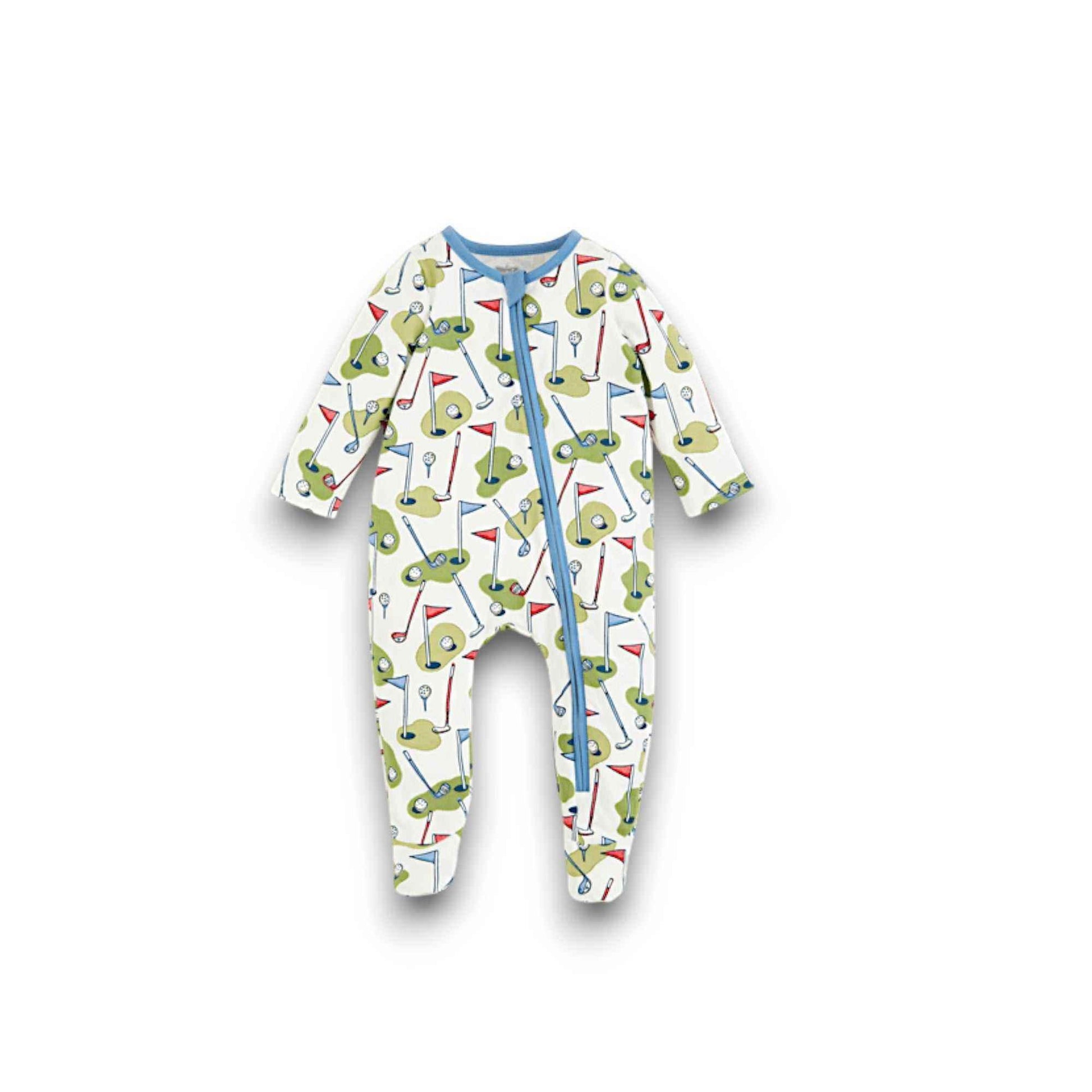 Golf Theme Baby Gift Set - Printed Footie