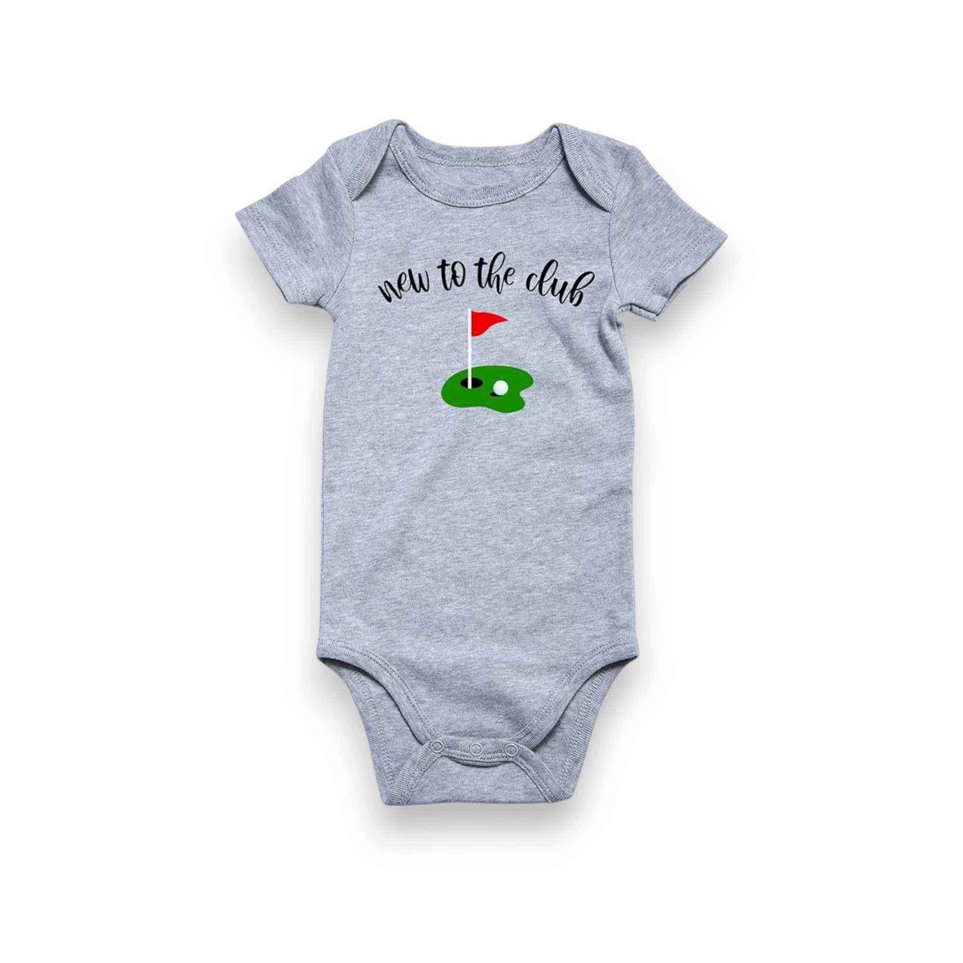 Golf Theme Baby Gift Set - Printed Footie