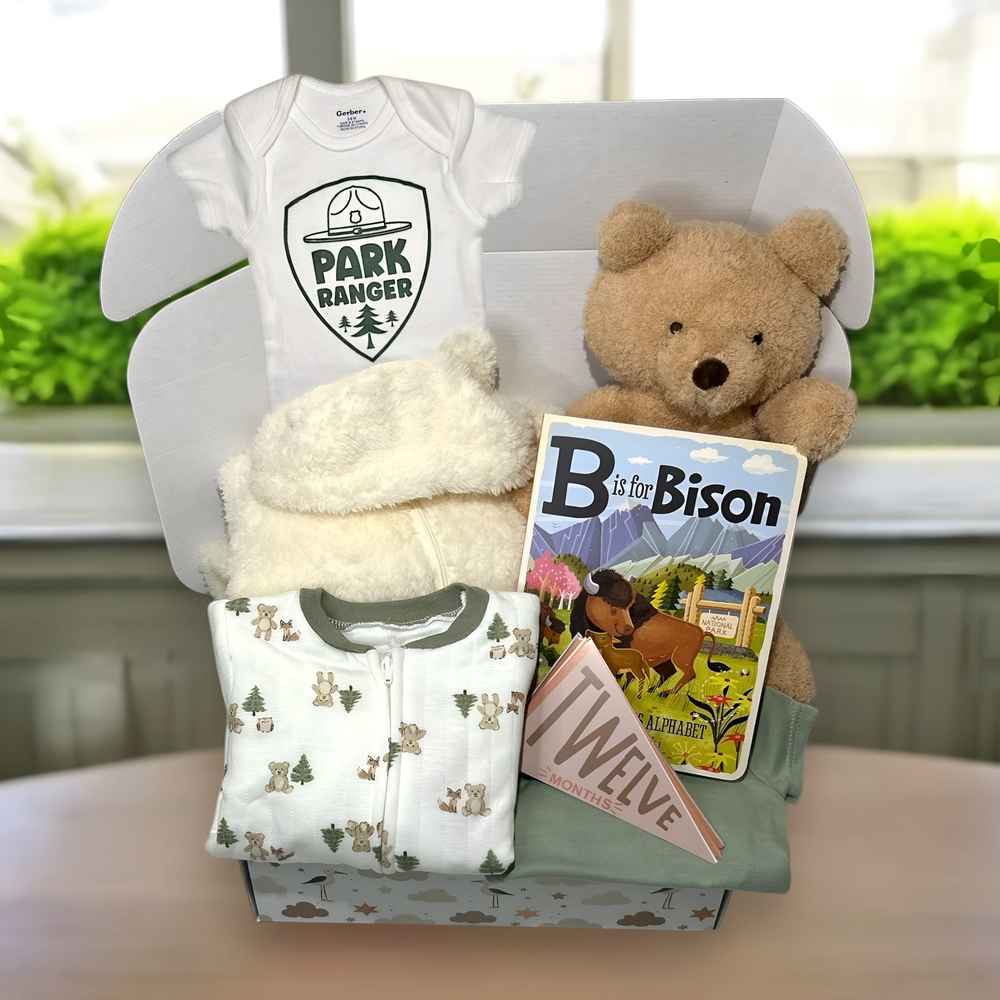 Park Ranger Baby Gift Box – Bear & National Park Lovers