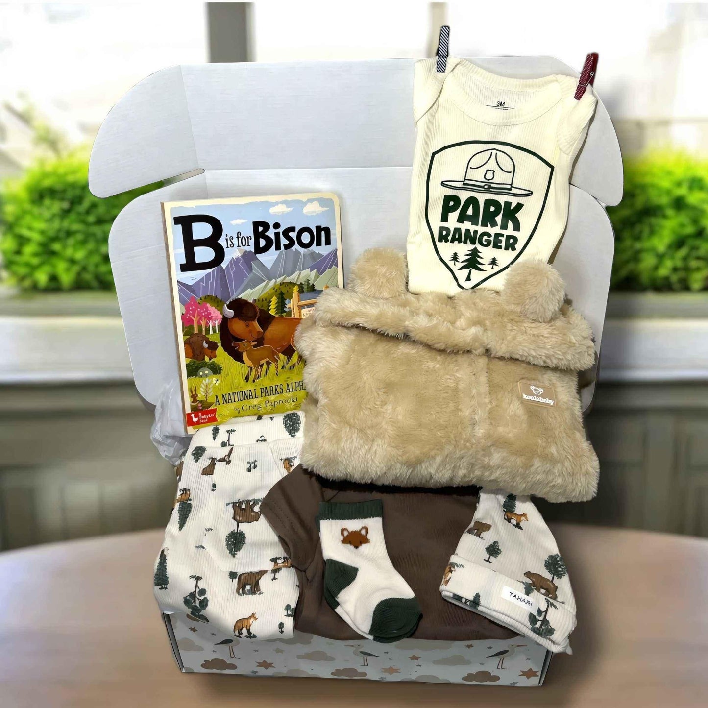 Park Ranger Baby Gift - National Park Bear Theme 3-6