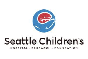 Seattle Children's Hospital logo on a green background