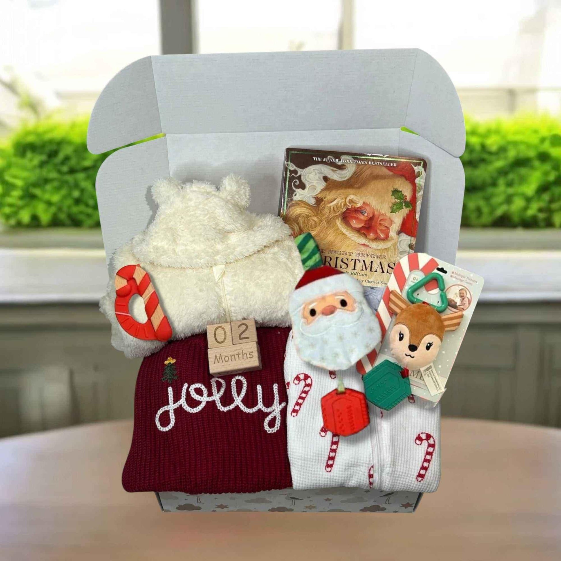 First Christmas Gift Set Baby’s 1st Christmas Gift Box 0-3M