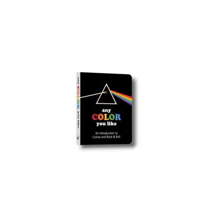 Book with a rainbow triangle design on a white background